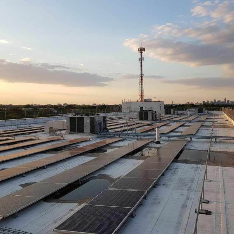 Roof Turbine Installation