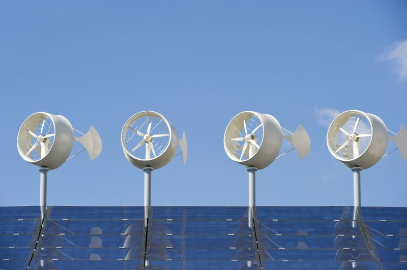 Multiple Roof Turbines